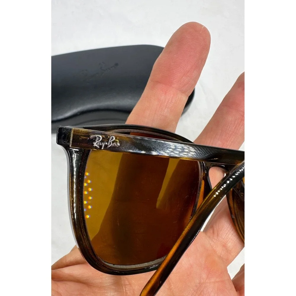 Ray-Ban Sunglasses Tortoise Frames Only RB 4387 710/73 56 18 145 Square Italy